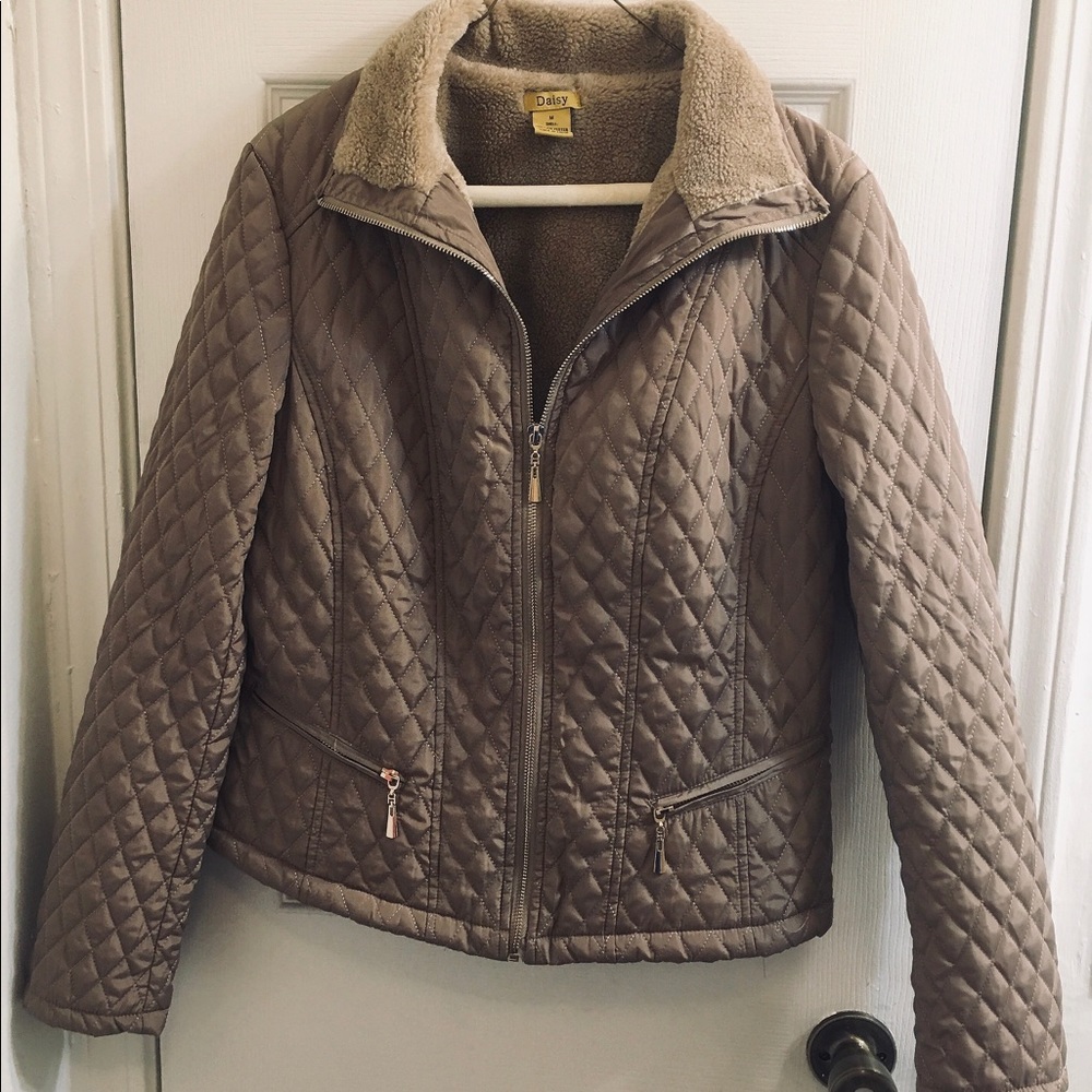 LIKE NEW - Daisy Quilted Jacket